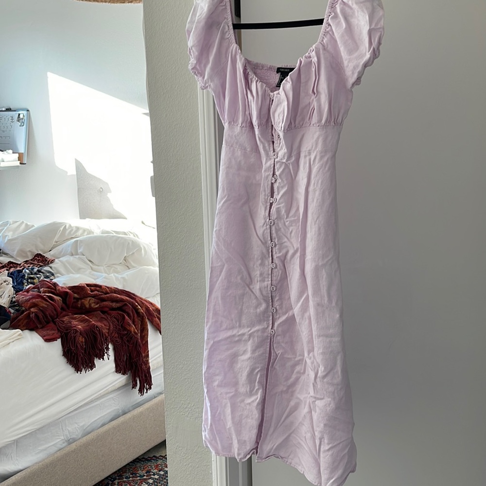 Midi lavender dress
